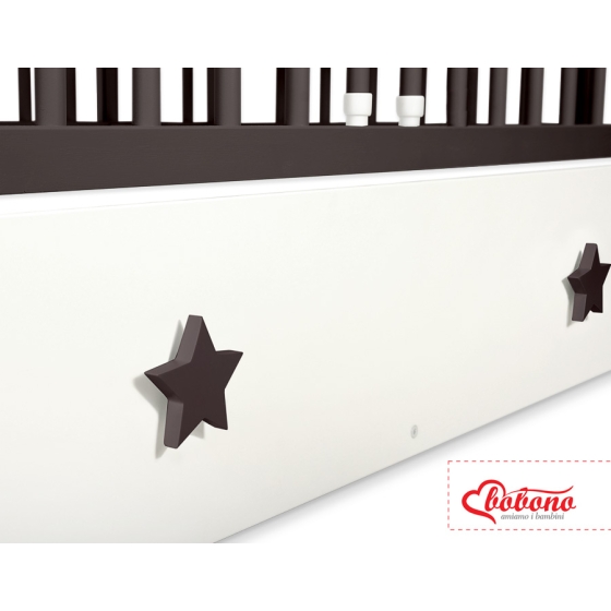 Drawer for baby cot 120x60cm MAXI - Stars