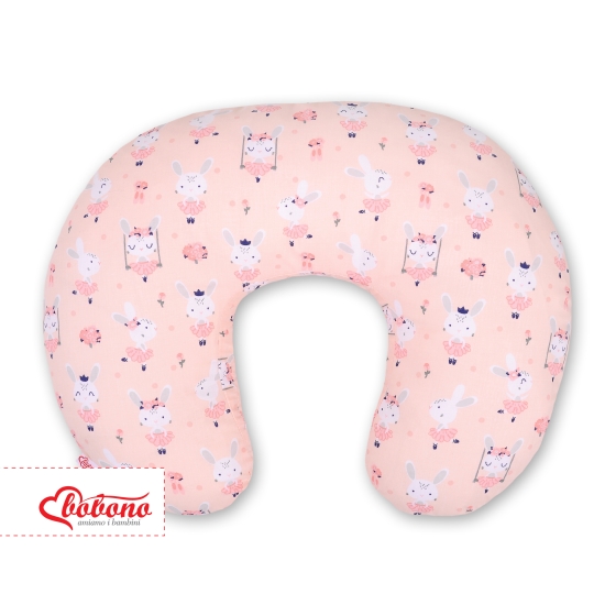 Extra cover for feeding pillow- ballerinas pink
