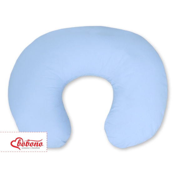 Extra cover for feeding pillow- Hanging Hearts blue
