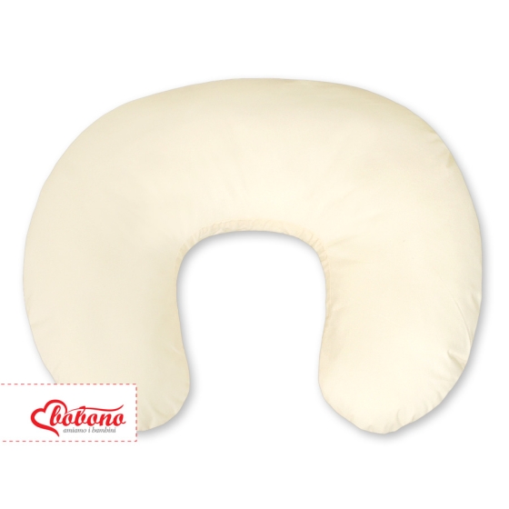 Extra cover for feeding pillow- Hanging Hearts cream