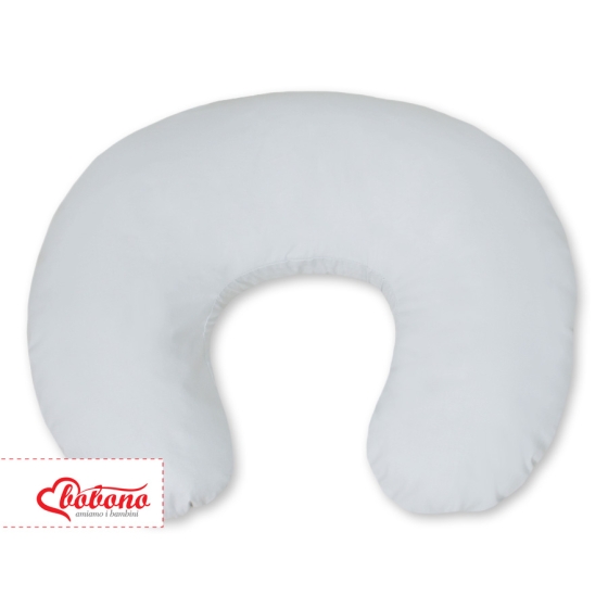 Extra cover for feeding pillow- Hanging Hearts Gray