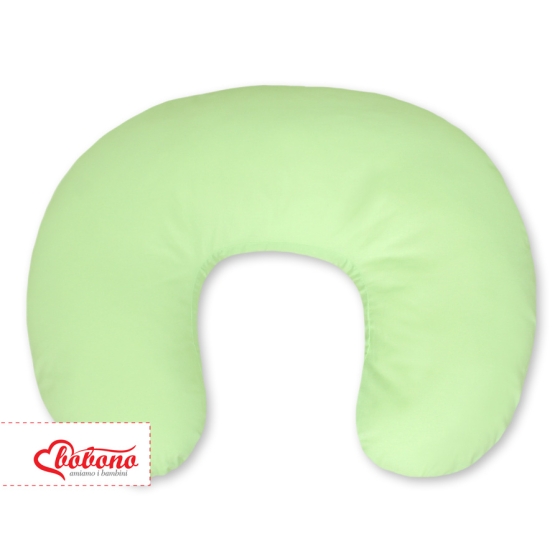 Extra cover for feeding pillow- Hanging Hearts green
