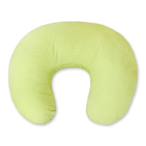 Extra cover for feeding pillow- Hanging Hearts green stripes