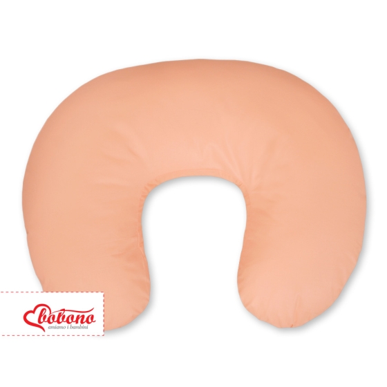 Extra cover for feeding pillow- Hanging Hearts peach