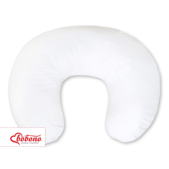 Extra cover for feeding pillow- Hanging Hearts white