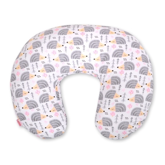 Extra cover for feeding pillow- hedgehogs Gray