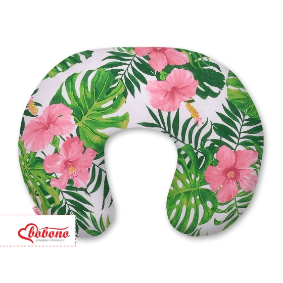 Extra cover for feeding pillow- tropical flowers