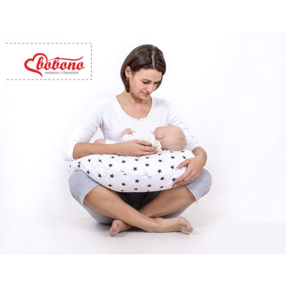 Feeding pillow - dream catchers white