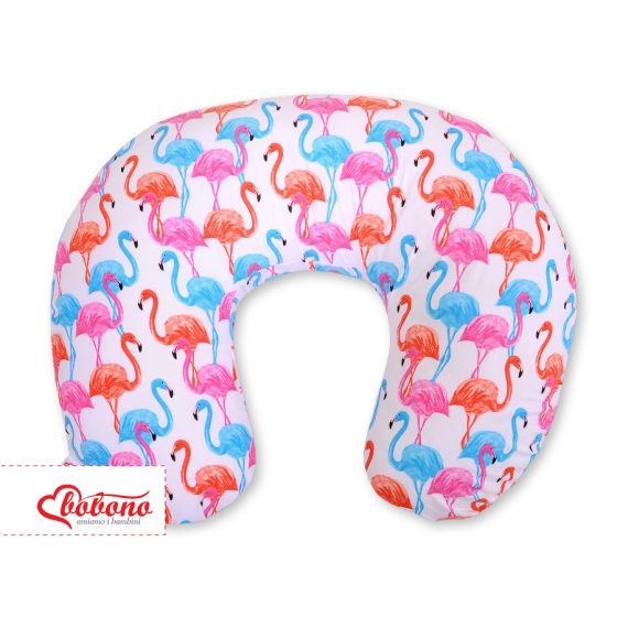 Feeding pillow - flamingo