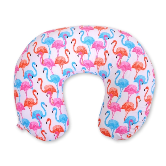 Feeding pillow - flamingo