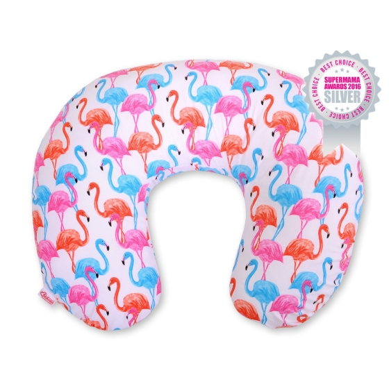 Feeding pillow - flamingo