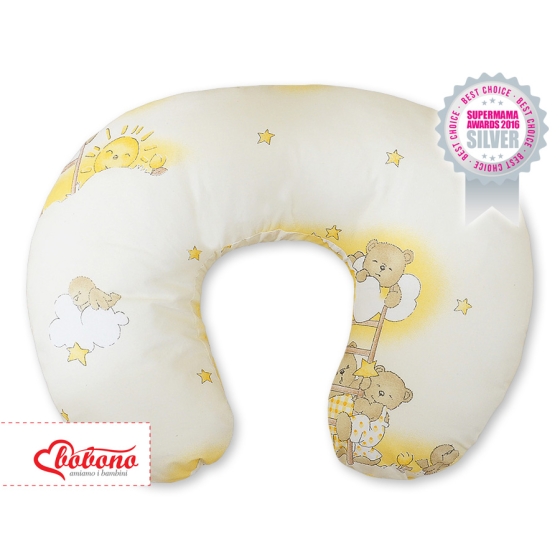 Feeding pillow for Baby- Basic Cream ladders
