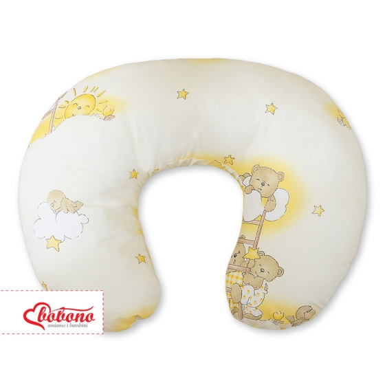 Feeding pillow for Baby- Basic Cream ladders