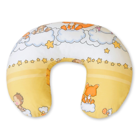 Feeding pillow for Baby- Basic Forest Animals cream