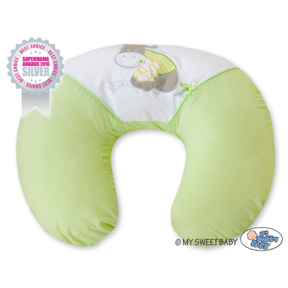Feeding pillow for Baby- Donkey Luca green