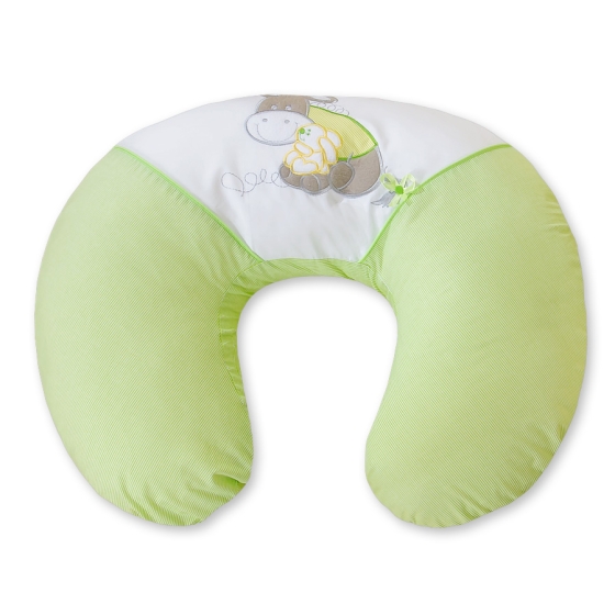 Feeding pillow for Baby- Donkey Luca green