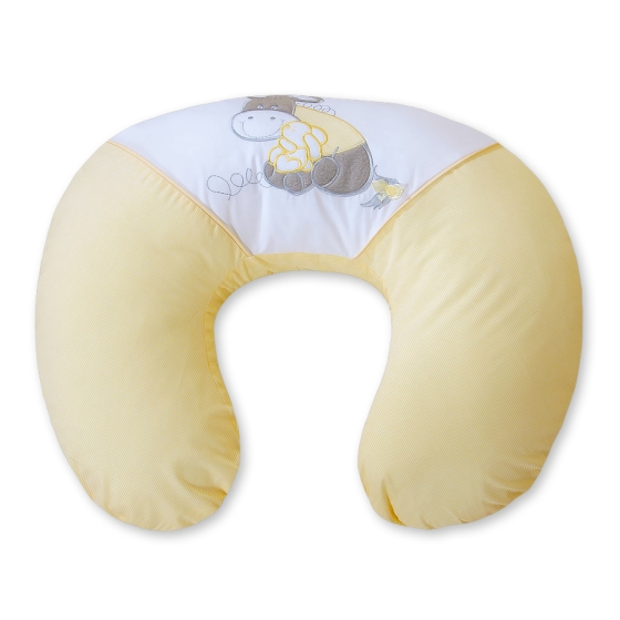 Feeding pillow for Baby- Donkey Luca yellow