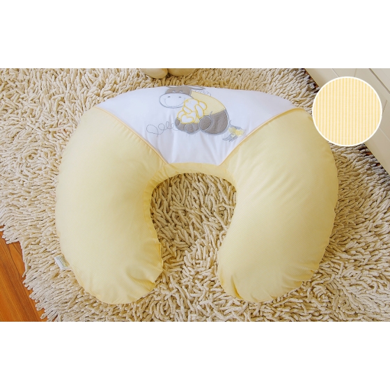 Feeding pillow for Baby- Donkey Luca yellow