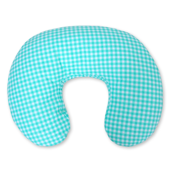 Feeding pillow for Baby- Mint checkered
