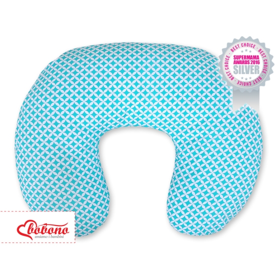 Feeding pillow for Baby- Mint flower pattern