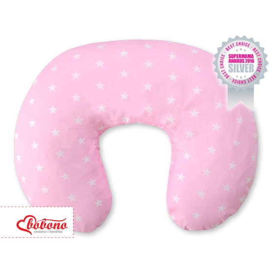 Feeding pillow for Baby- Pink Stars
