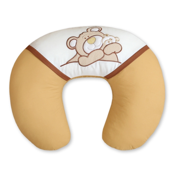 Feeding pillow for Baby- Teddy Bear Barnaba brown
