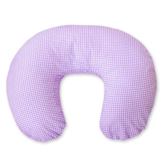 Feeding pillow for Baby- Teddy Bear with bow lilac