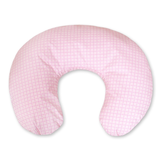 Feeding pillow for Baby- Teddy Bear with bow pink