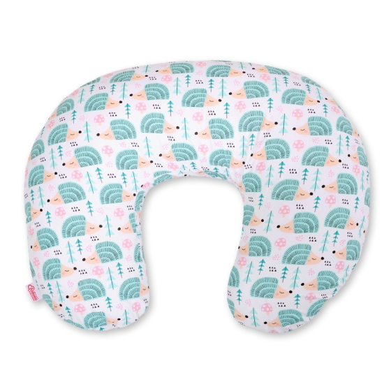 Feeding pillow - hedgehogs mint
