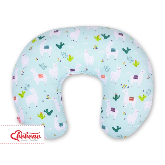 Feeding pillow - lama mint