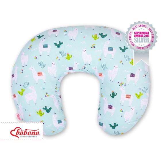 Feeding pillow - lama mint