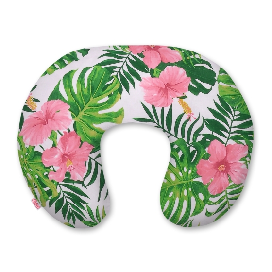 Feeding pillow -tropical flowers