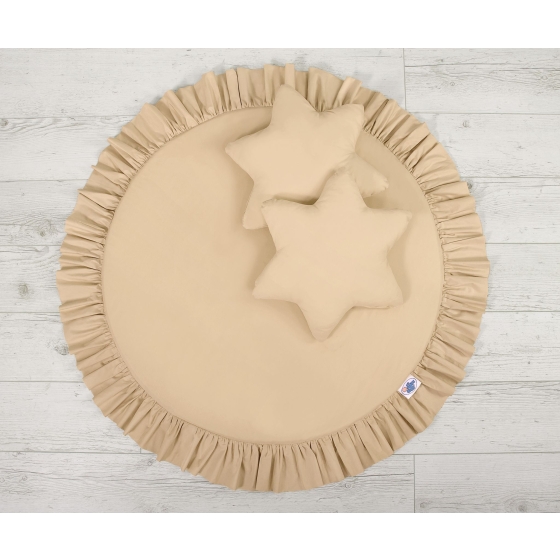 Floor play mat - beige