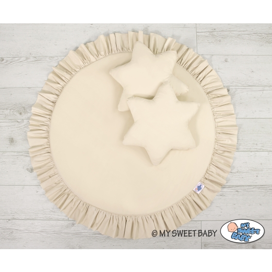 Floor play mat - beige