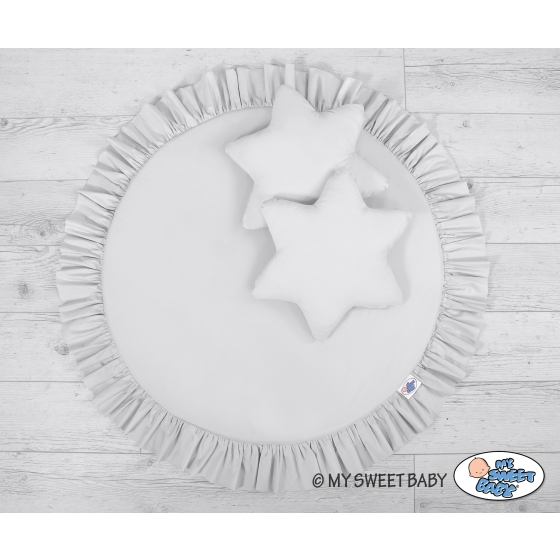 Floor play mat - gray
