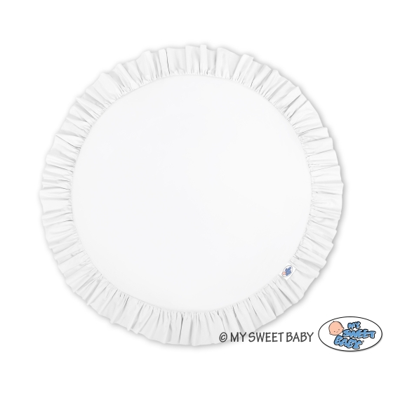 Floor play mat - white