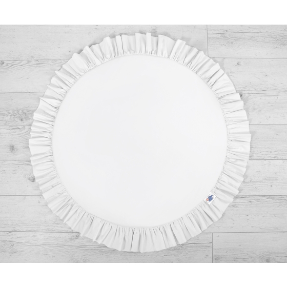 Floor play mat - white