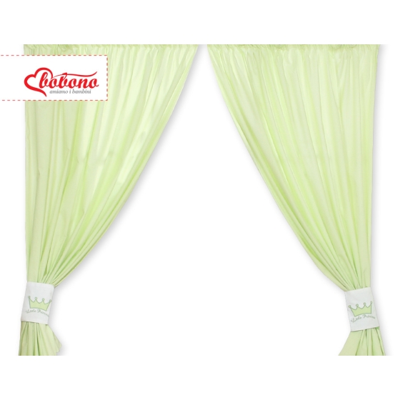 Green Curtains for baby room- Little Prince/Princess
