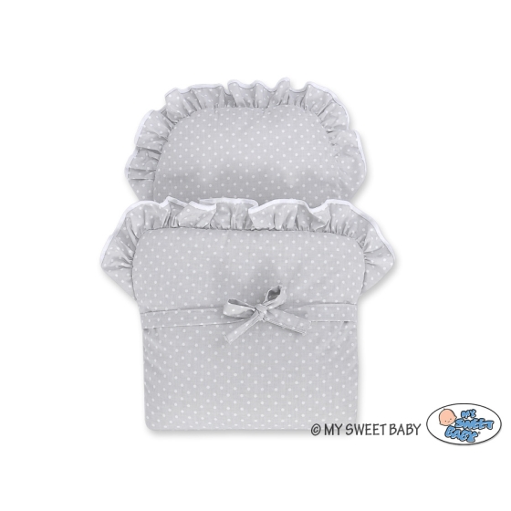 Handmade Doll Pram made of Natural Wicker and Wood -535