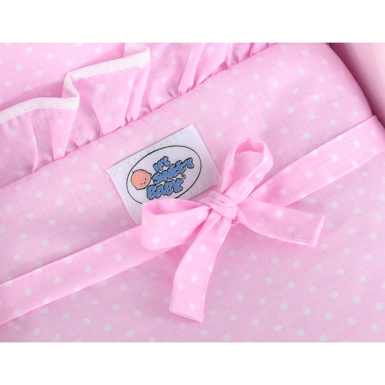 Handmade Wooden Pink Pram for Dolls -530