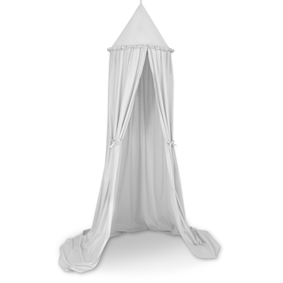 Hanging dome canopy gray for baby room