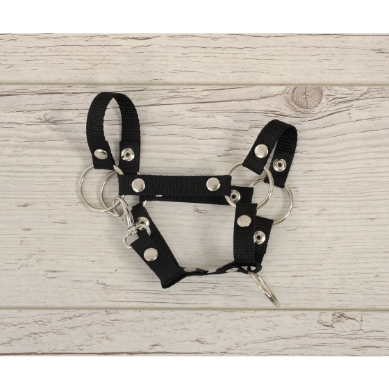 Hobby Horse halter A4 small - black