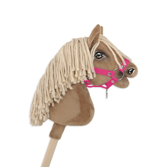 Hobby Horse halter A4 small - dark pink