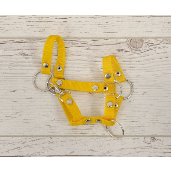 Hobby Horse halter A4 small - yellow