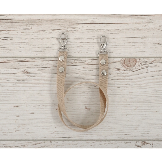 Hobby Horse reins for halters - beige
