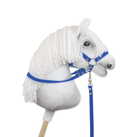 Hobby Horse reins for halters - blue