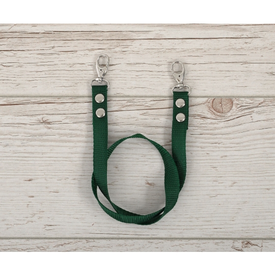 Hobby Horse reins for halters - bottle green