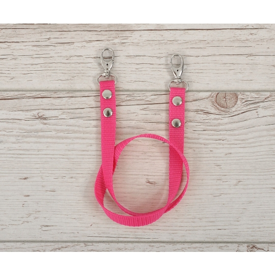 Hobby Horse reins for halters - dark pink