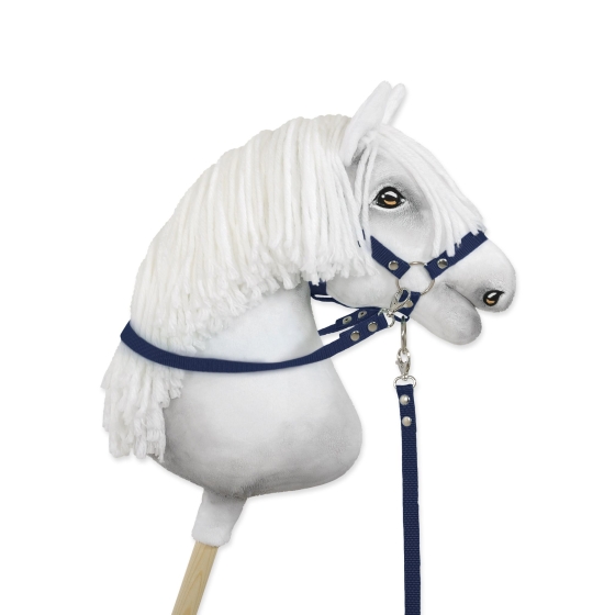 Hobby Horse reins for halters - denim
