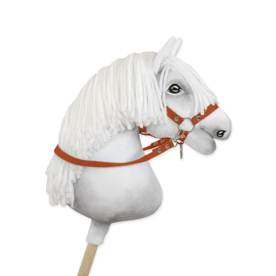 Hobby Horse reins for halters - ginger